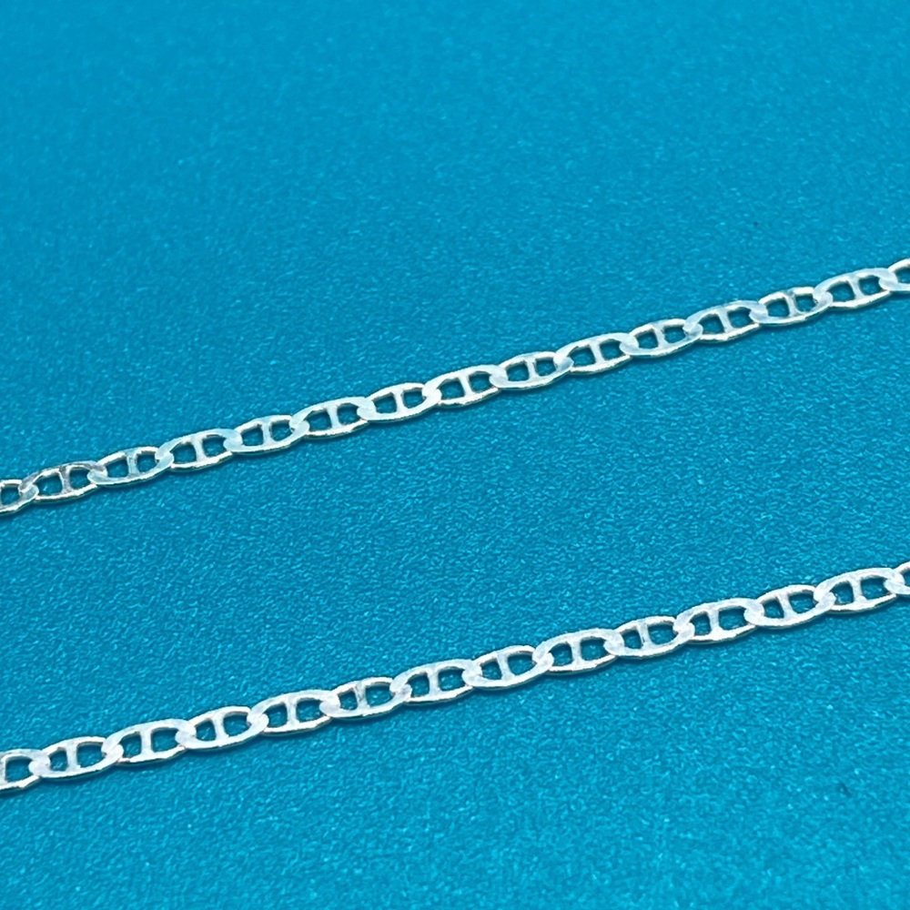 Elegant Silver Chain Necklace 18” 925 approximately 1.66mm